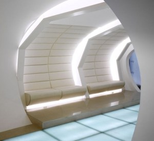 enterance futuristic