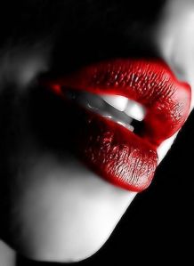 red lips sensual